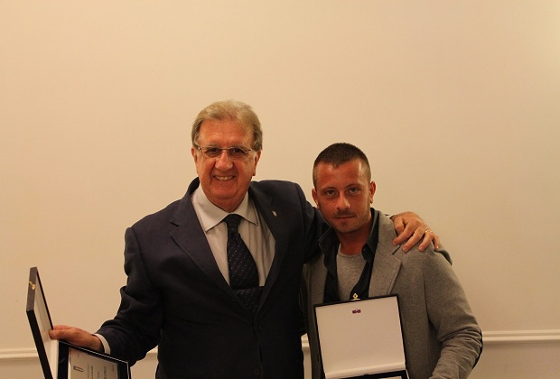 Premiazione torneo sezionale di calciobalilla: Vincitori Salvatore Vitiello & Giuseppe Arcopinto - Cena sezionale 12/06/2013